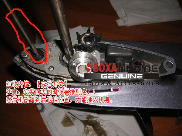 2沖程或4沖程6HP船外機水泵葉輪更換教程